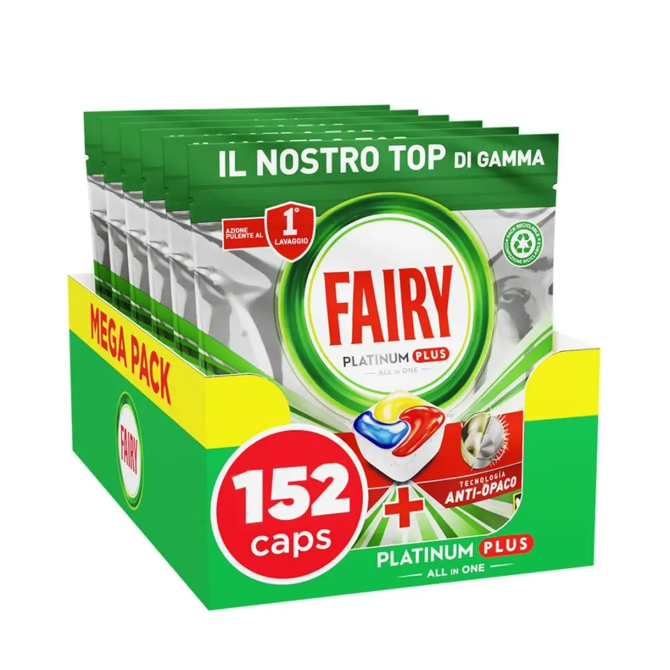 Fairy Platinum Plus pastiglie 152 capsule limone