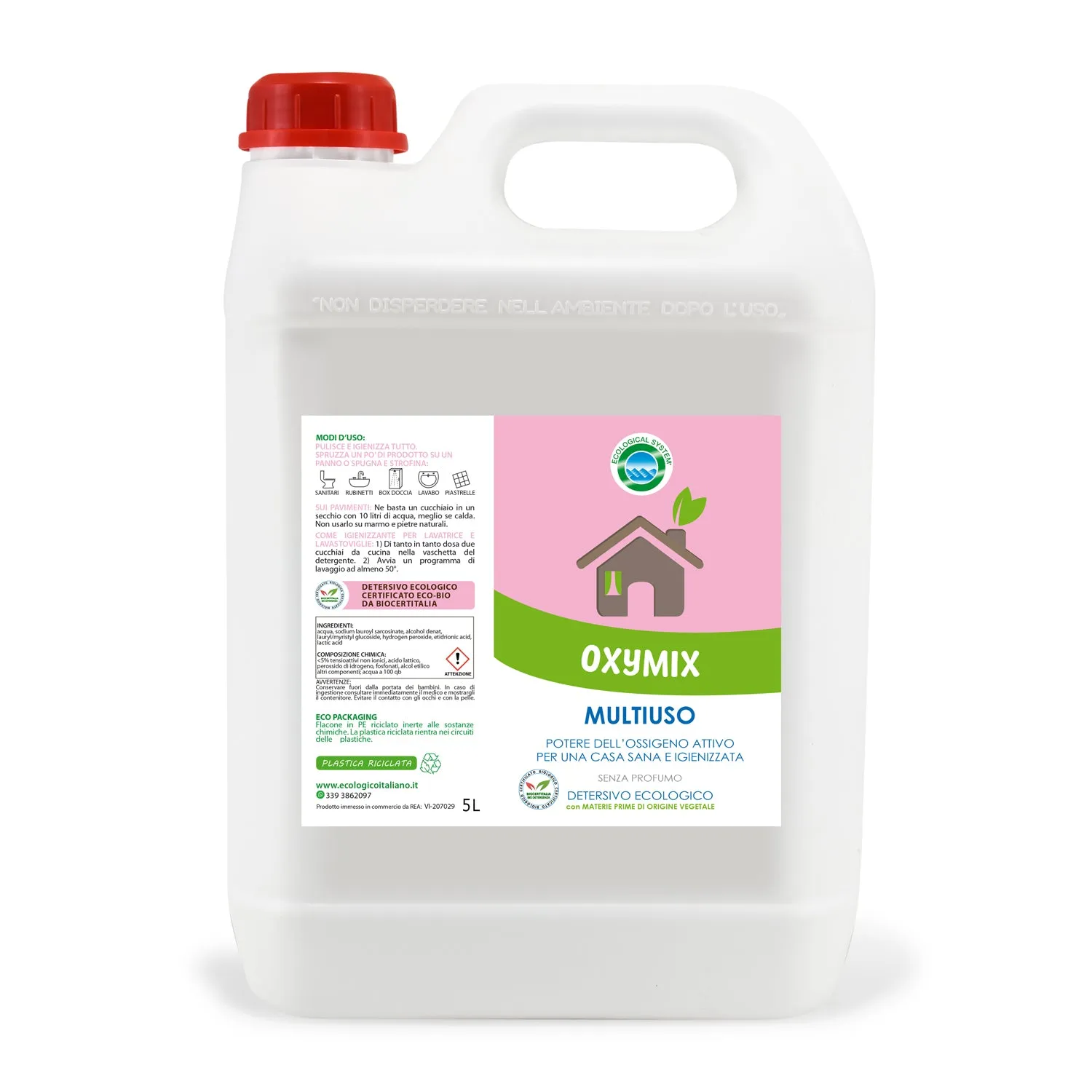 Tuto Chimica Oxymix detergente multiuso 500 ml ossigeno attivo