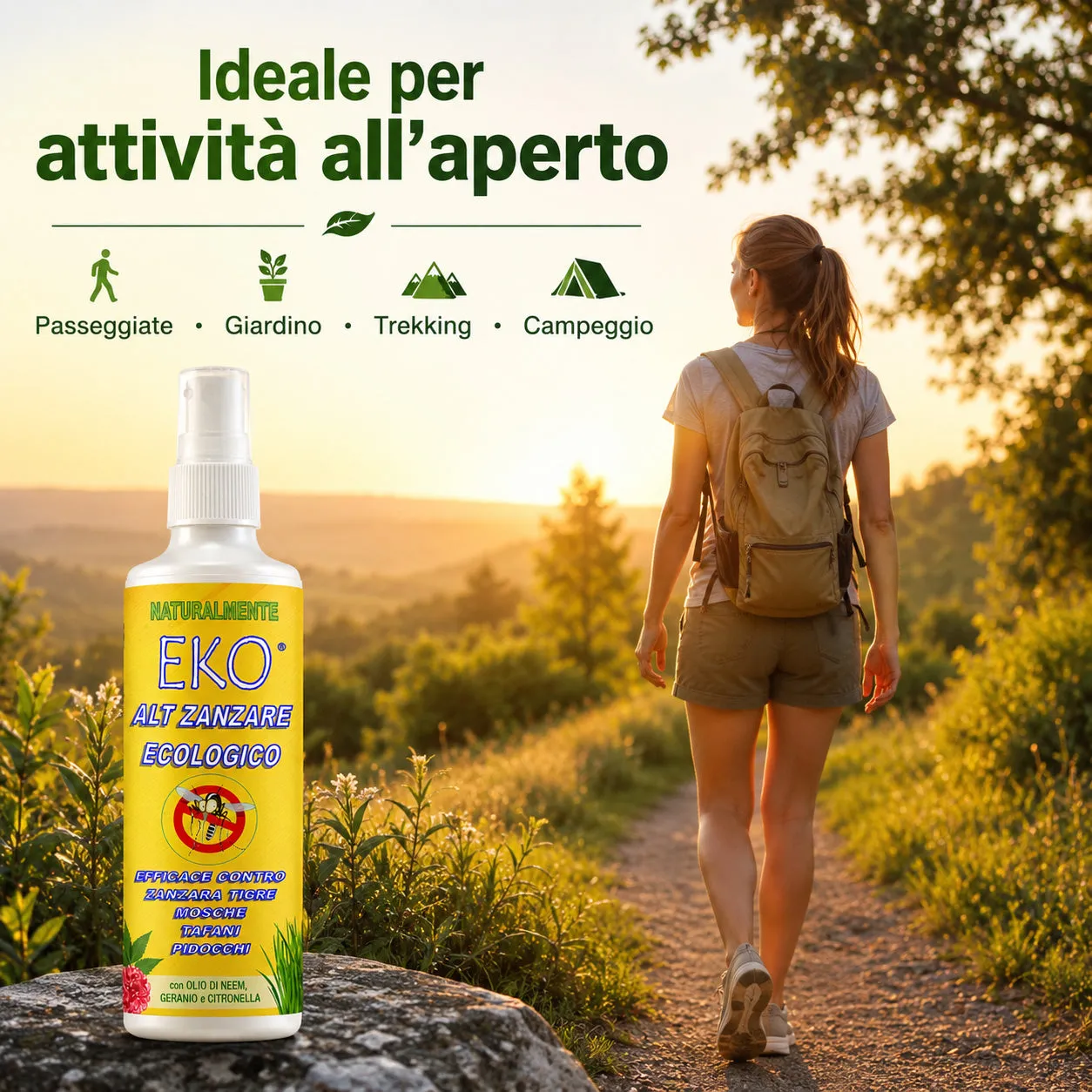 Tuto Chimica Eko Alt repellente zanzare 120 ml ecologico