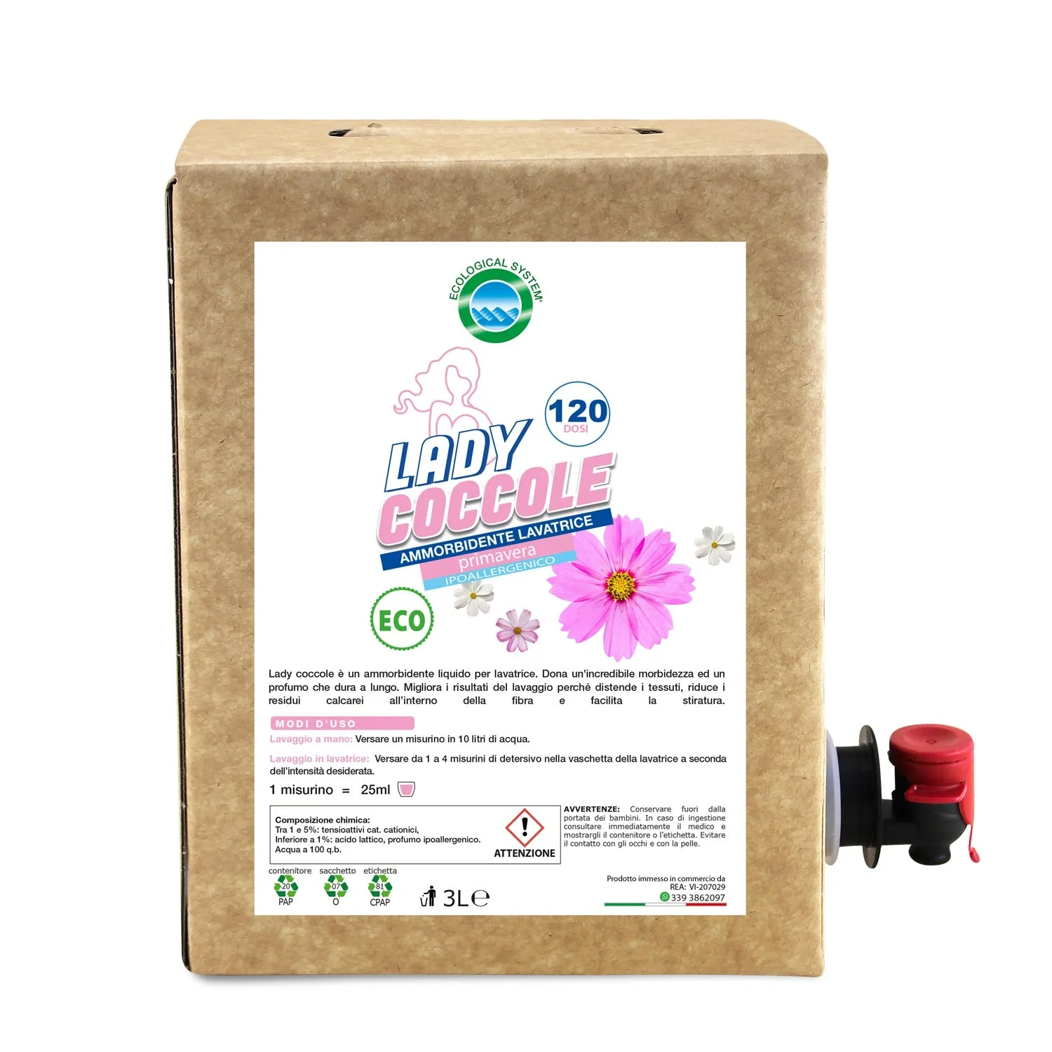 Tuto Chimica Lady Coccole ammorbidente lavanda 1 L