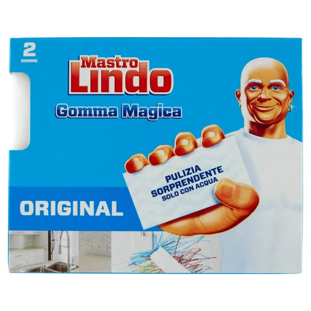 Mastro Lindo Gomma Magica triplo strato 2 pezzi bianca