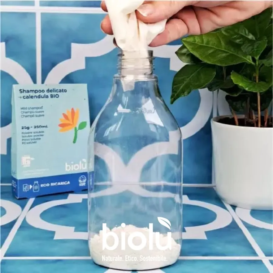 Biolù Shampoo Polvere Solubile calendula 25g bio