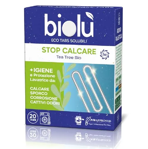 Biolù Eco Tabs Anticalcare Lavatrice 20 tabs tea tree