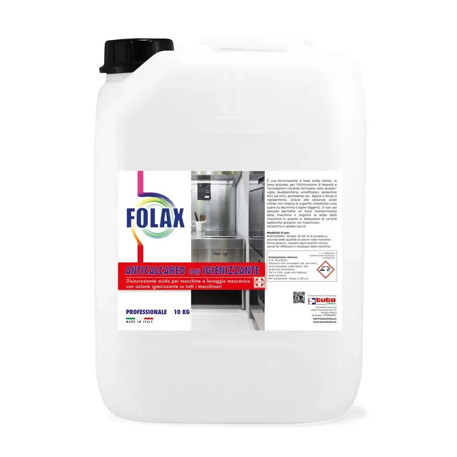 Tuto Chimica Folax anticalcare igienizzante lavastoviglie 500g
