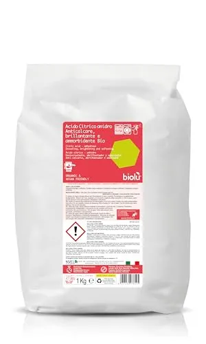 Biolù Acido Citrico Anidro 1kg Bio Anticalcare Arancia