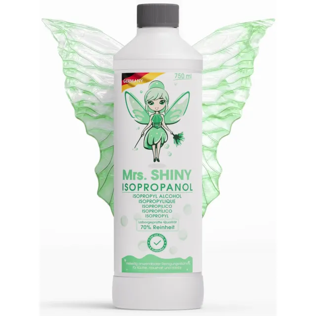 Mrs. Shiny Alcool Isopropilico 70% detergente superfici 750 ml