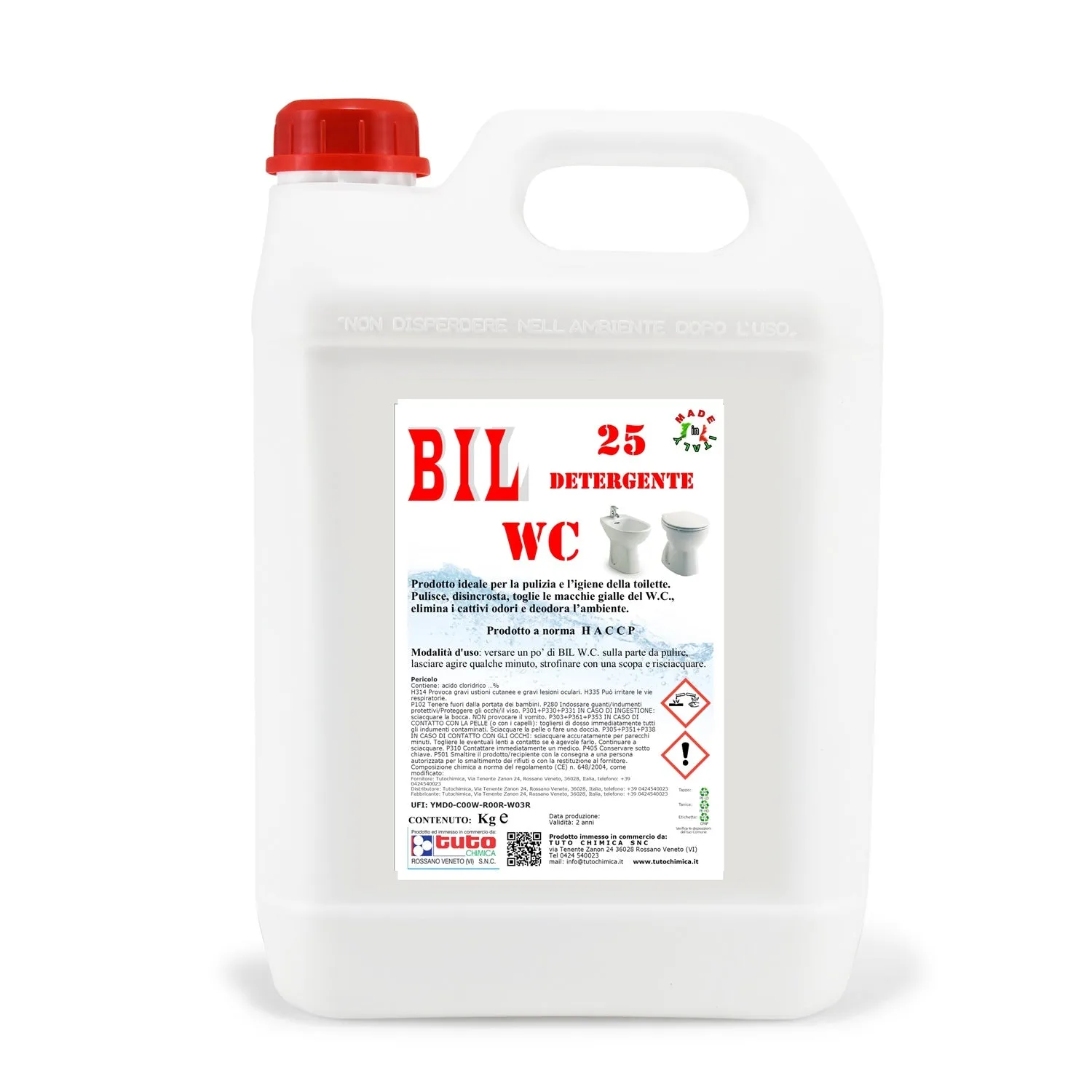 Tuto Chimica Bil 25 disincrostante WC 500 ml deodorante
