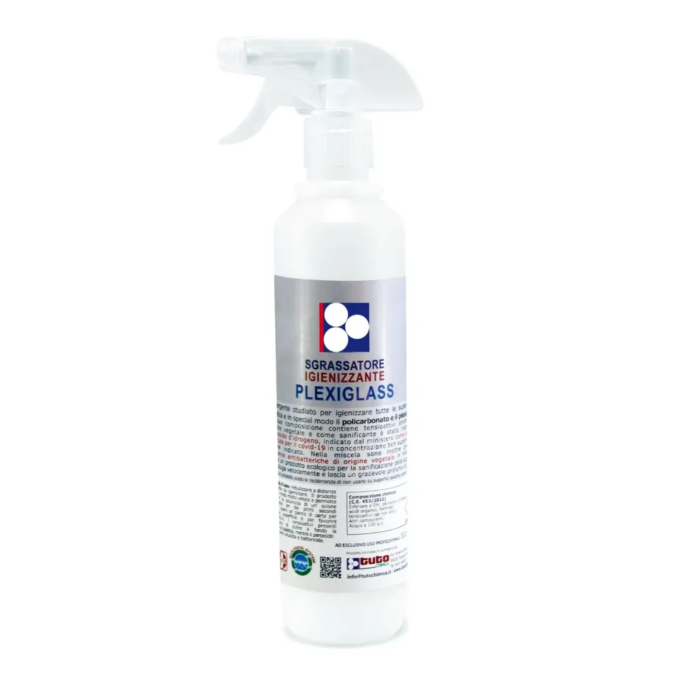 Tuto Chimica sgrassatore igienizzante plexiglass 500 ml