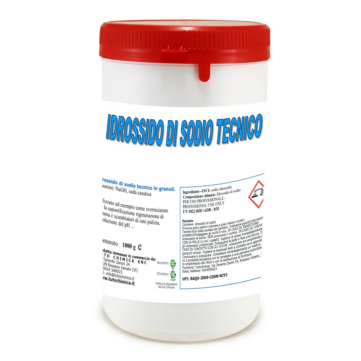 Tuto Chimica Idrossido di sodio soda caustica 400 g pura