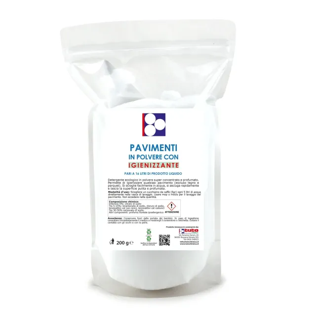 Tuto Chimica detergente pavimenti polvere igienizzante 200g intenso