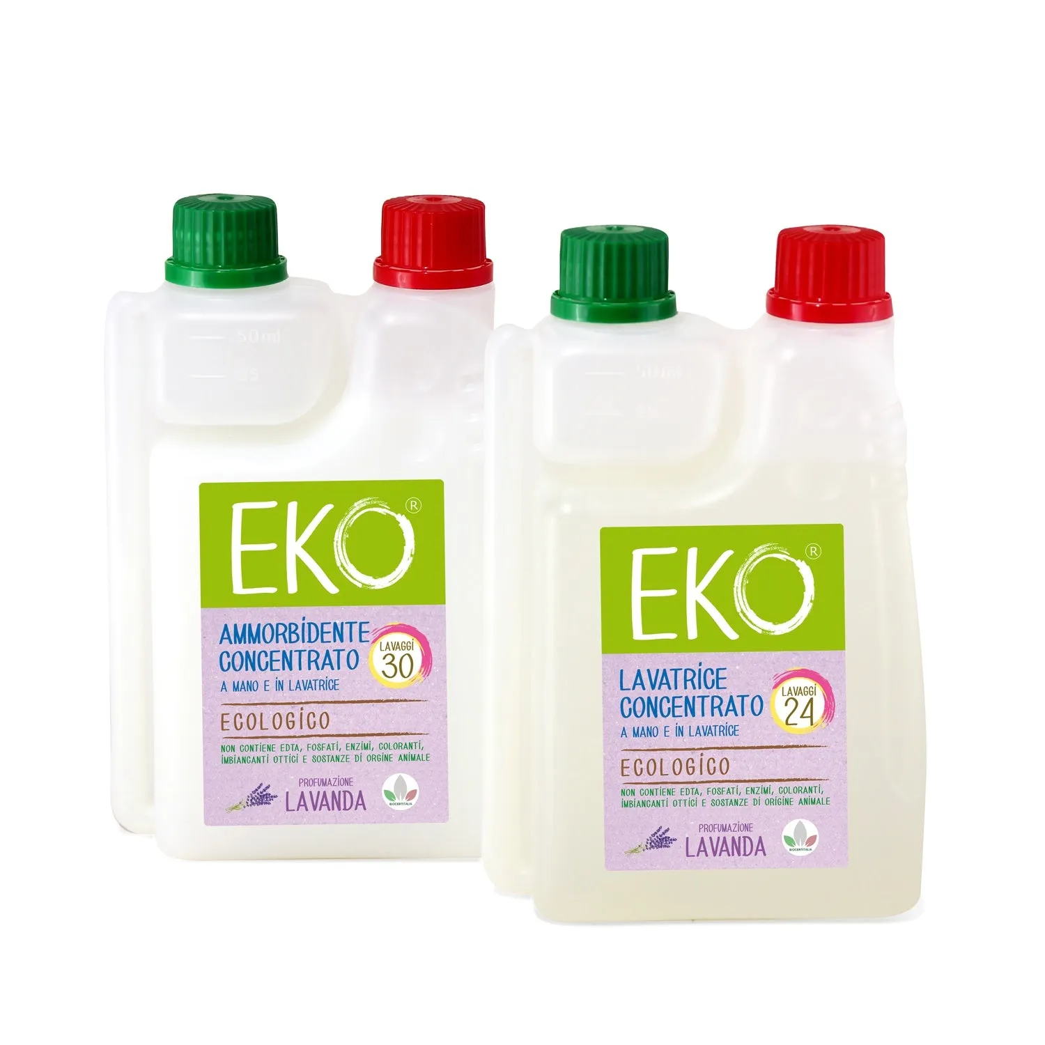 Tuto Chimica Eko Kit 2 Mini bucato lavanda 2x600 ml ecologico