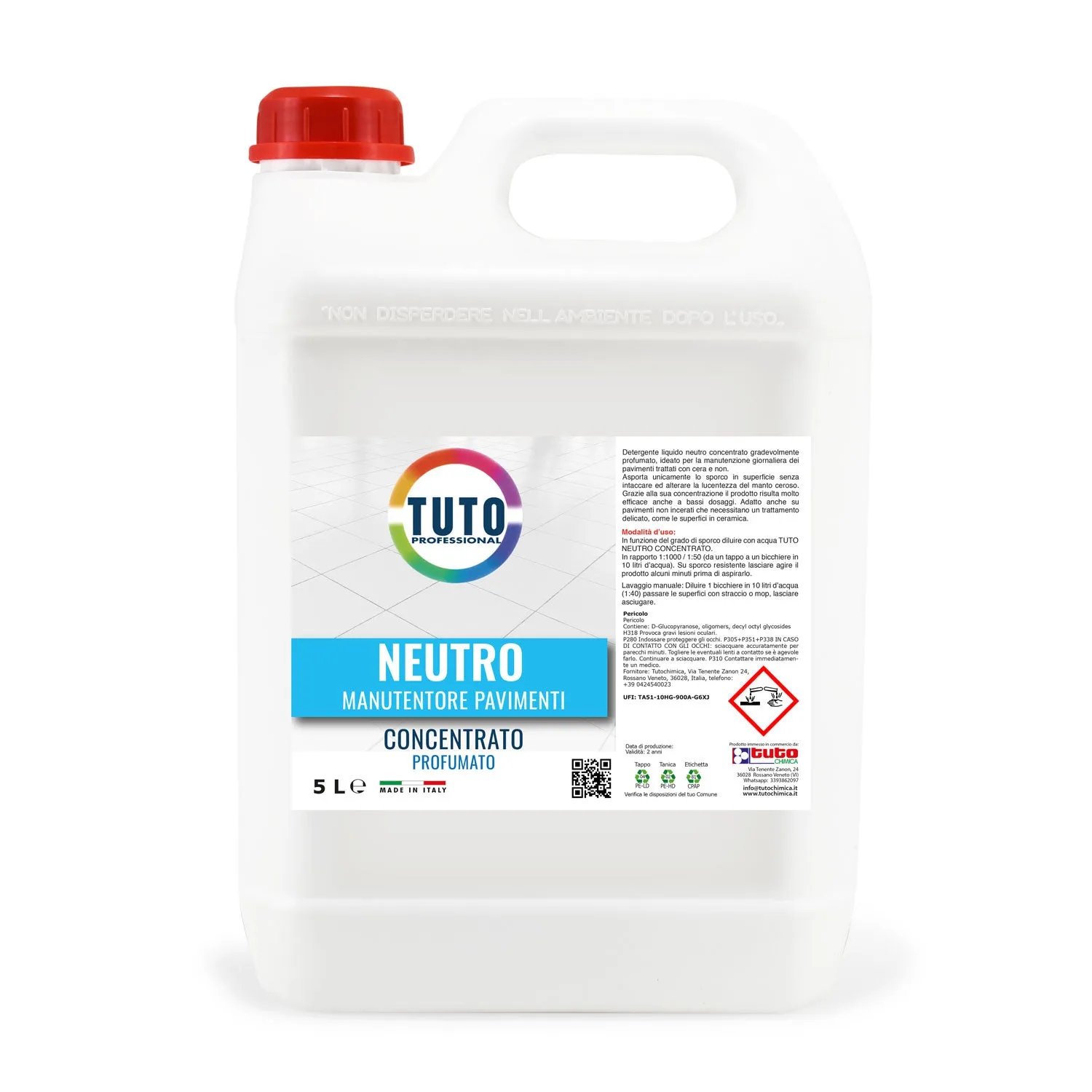 Tuto Neutro detergente pavimenti 1 l delicato