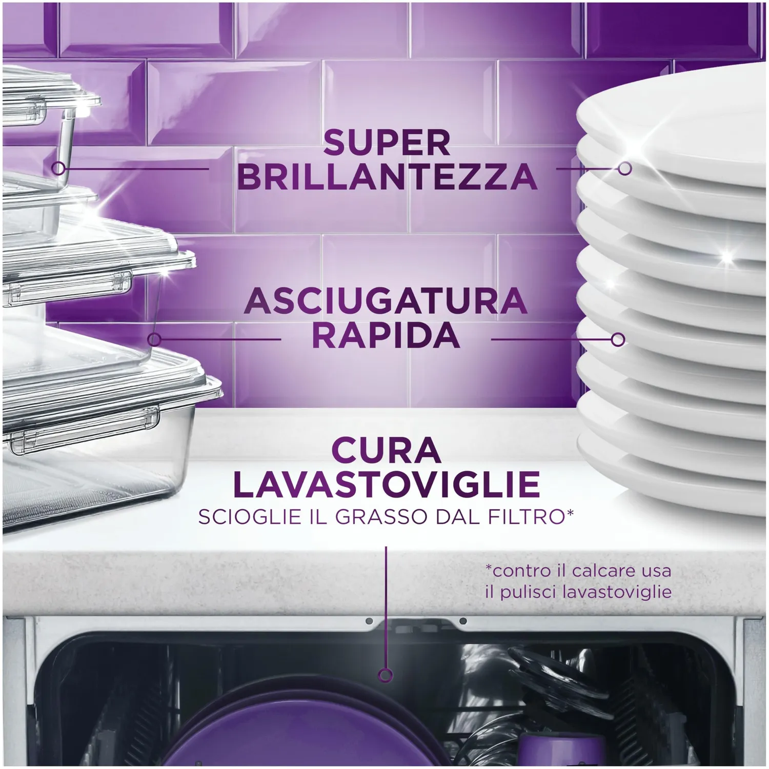 Fairy 30 Minuti Miracle Platinum Plus pastiglie lavastoviglie 152pz limone