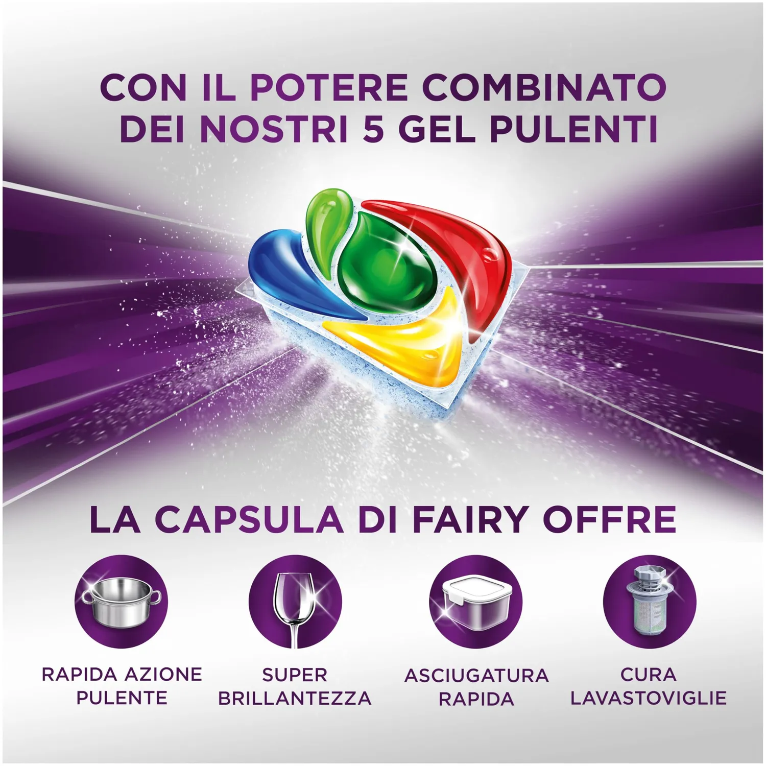 Fairy 30 Minuti Miracle Platinum Plus pastiglie lavastoviglie 152pz limone