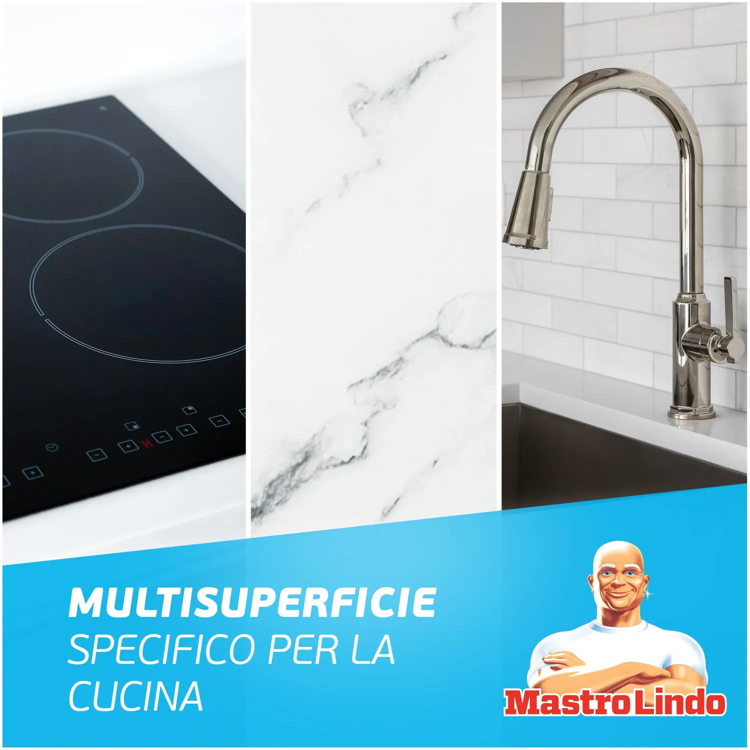 Mastro Lindo Cucina sgrassatore spray limone 6x800ml