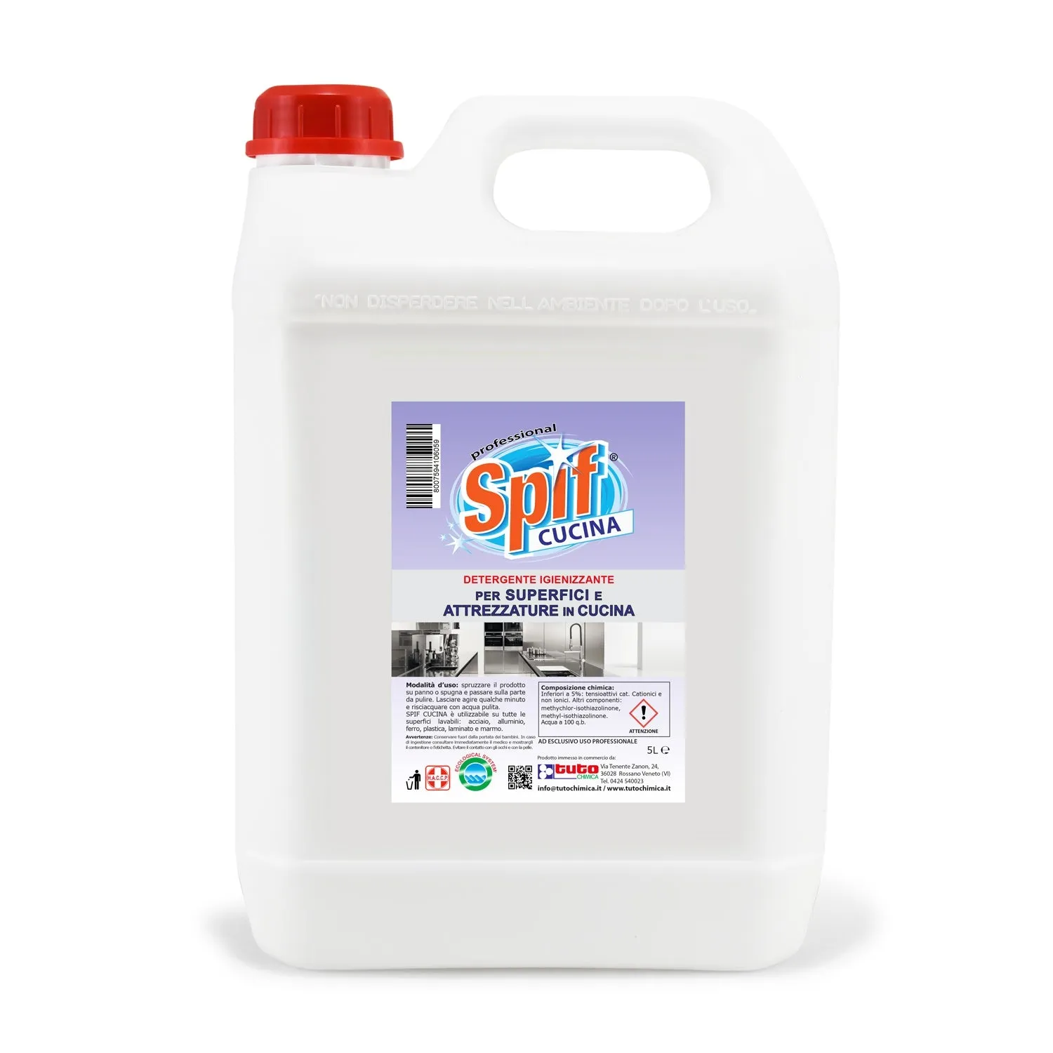 Tuto Chimica Spif Cucina sgrassatore 500 ML igienizzante