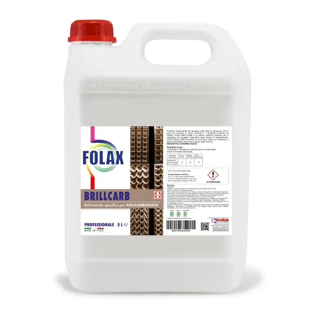 Tuto Chimica Folax Brillcarb brillantante 1 L senza fosfati