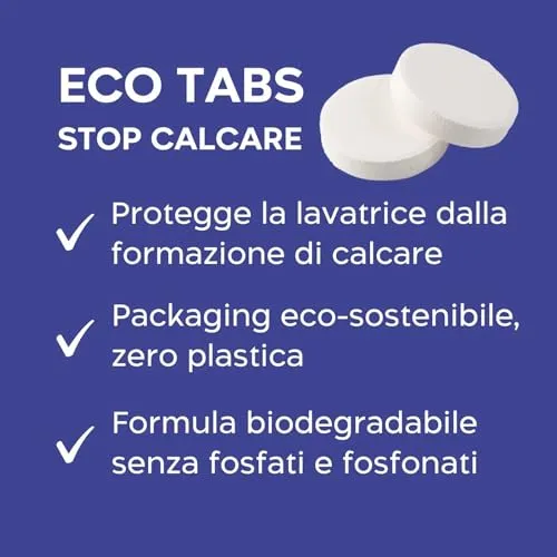 Biolù Eco Tabs Anticalcare Lavatrice 20 tabs tea tree
