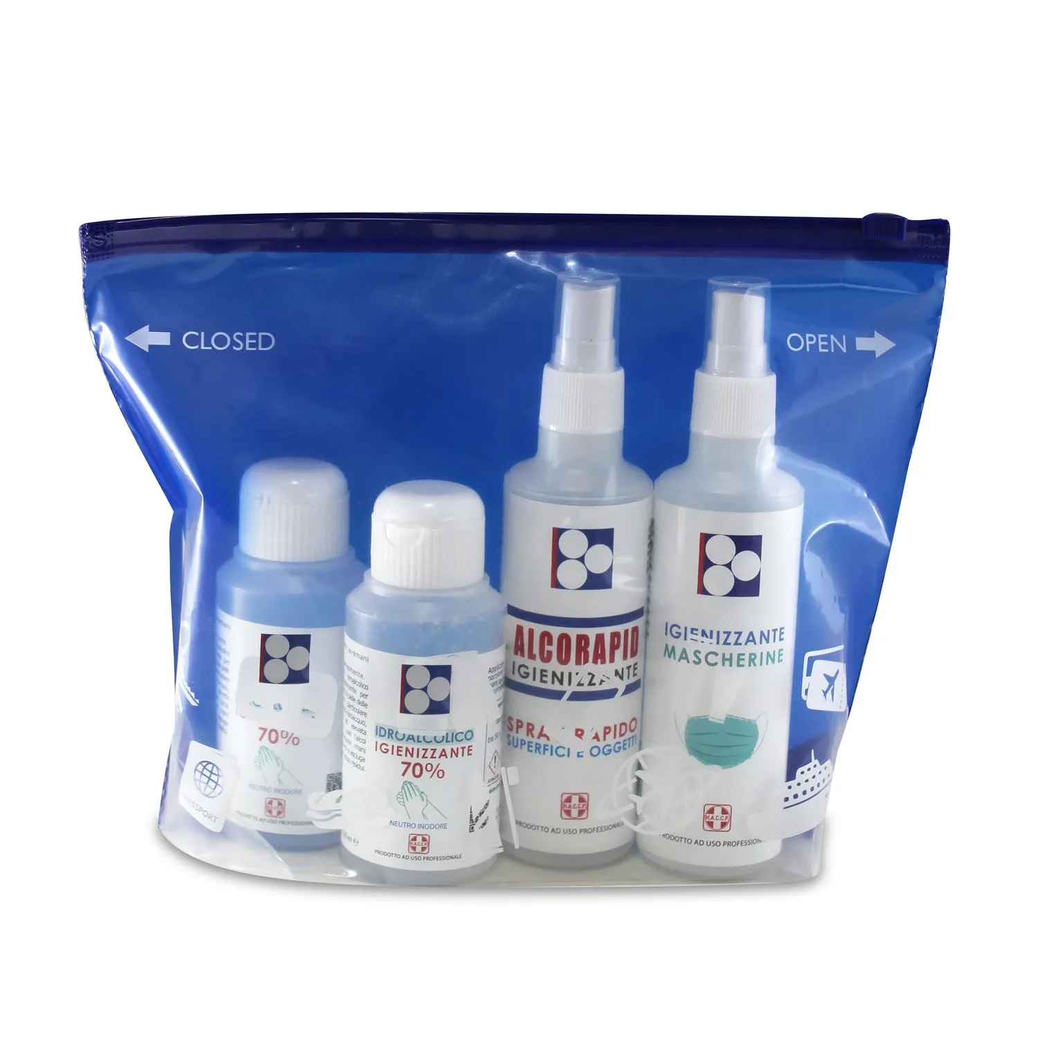 Tuto Chimica Kit Mini igienizzante mani superfici 4 pezzi