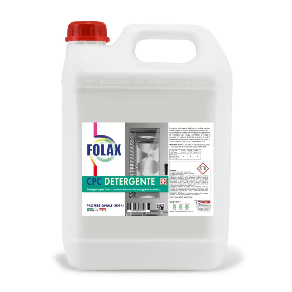 Tuto Chimica Folax CPC detergente forni 5 kg alcalino