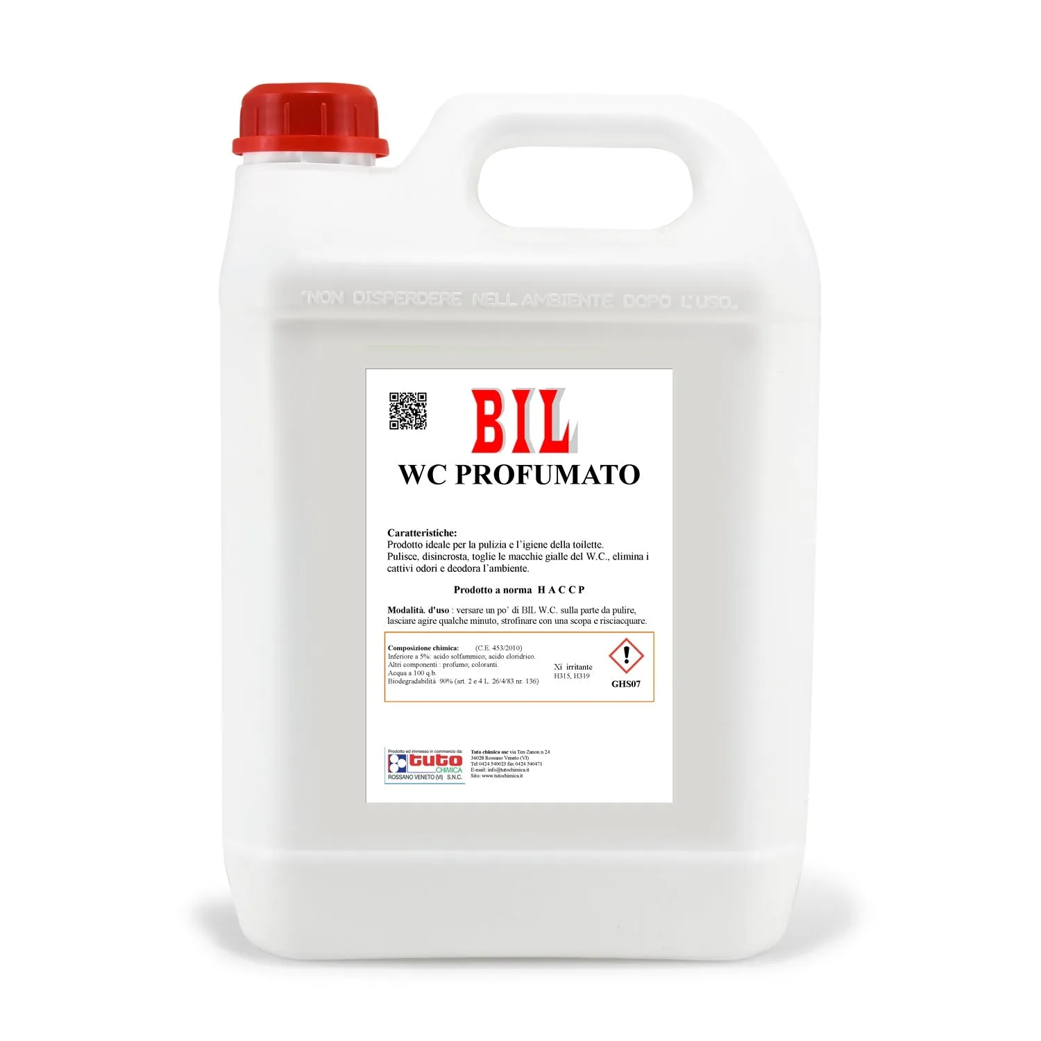 Tuto Chimica Bil WC detergente WC 1 L profumato