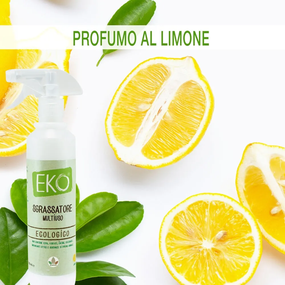 Tuto Chimica Eko Sgrassatore Multiuso Kit 3L+500ml ecologico