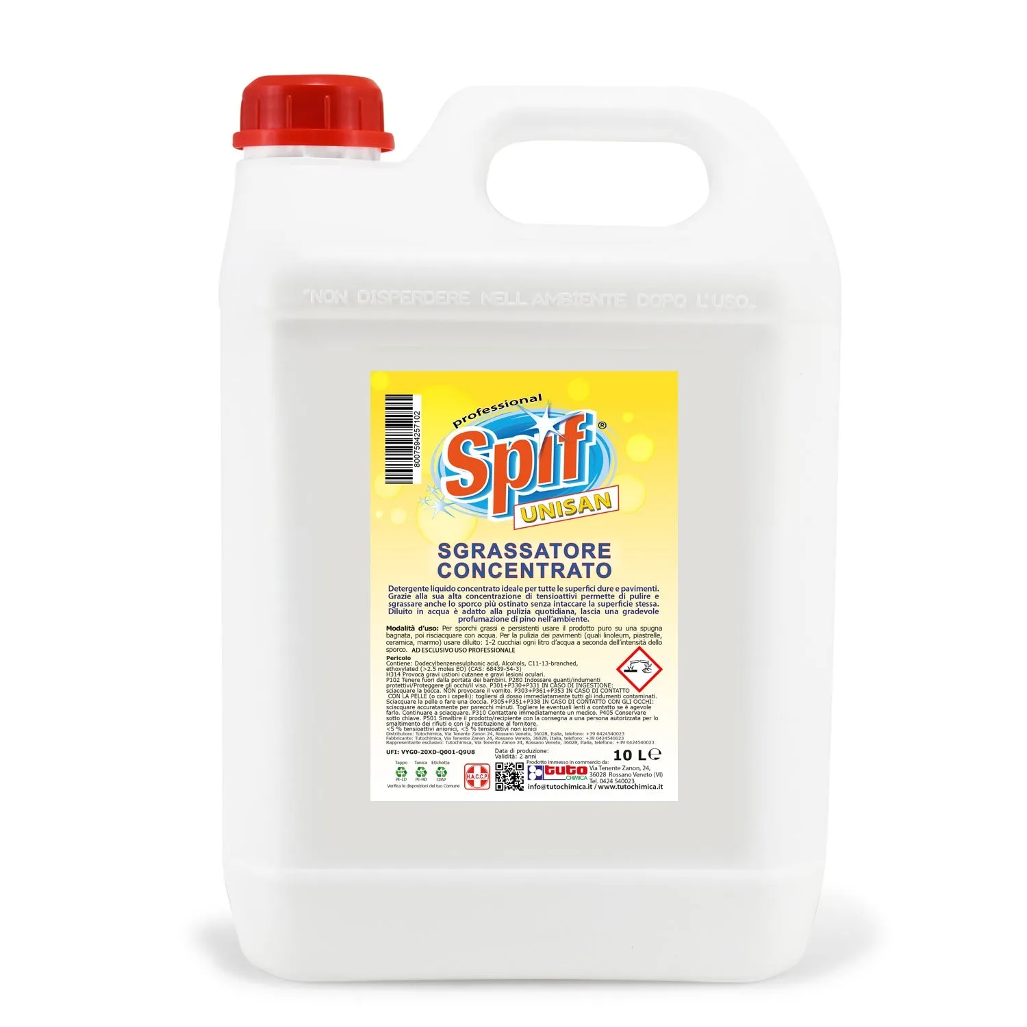 Tuto Chimica Spif Unisan detergente pavimenti pino 1L concentrato