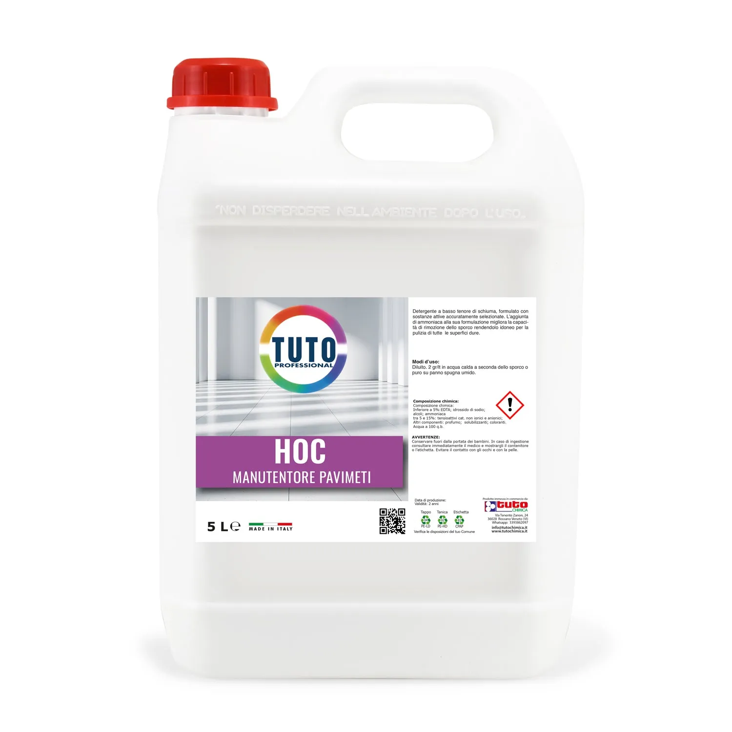 Tuto Hoc detergente pavimenti 1 l concentrato