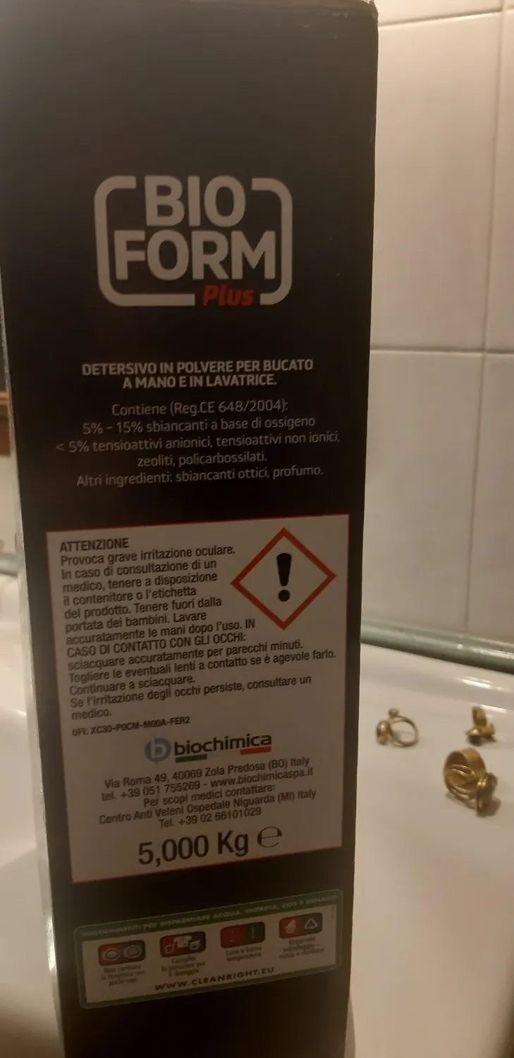 Bioform Plus Ossigeno Attivo detersivo bucato 100 lavaggi 5,5 kg