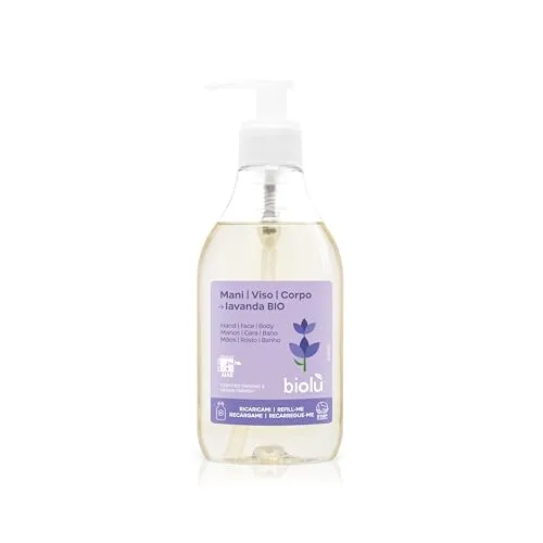 Biolù Mani Viso Corpo Detergente Lavanda 250ml Idratante