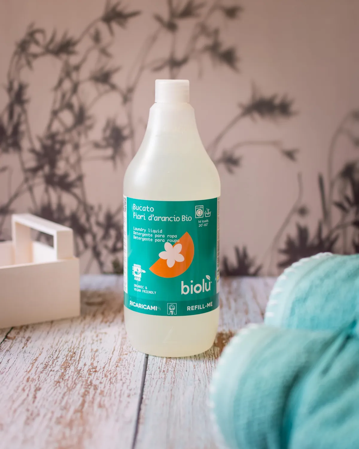 Biolù Bucato Fiori d'Arancio detersivo 1l naturale