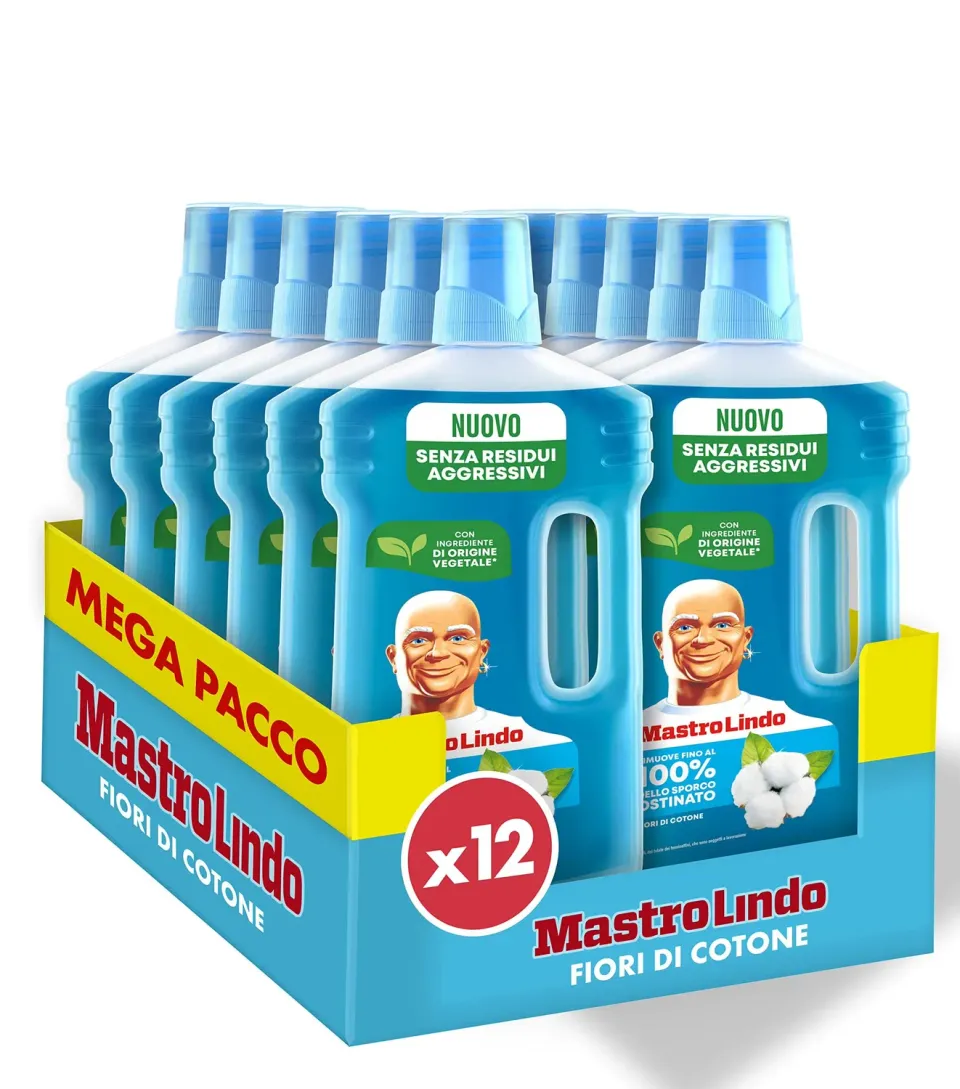 Mastro Lindo Pavimenti Detersivo Liquido 930ml Fiori Cotone