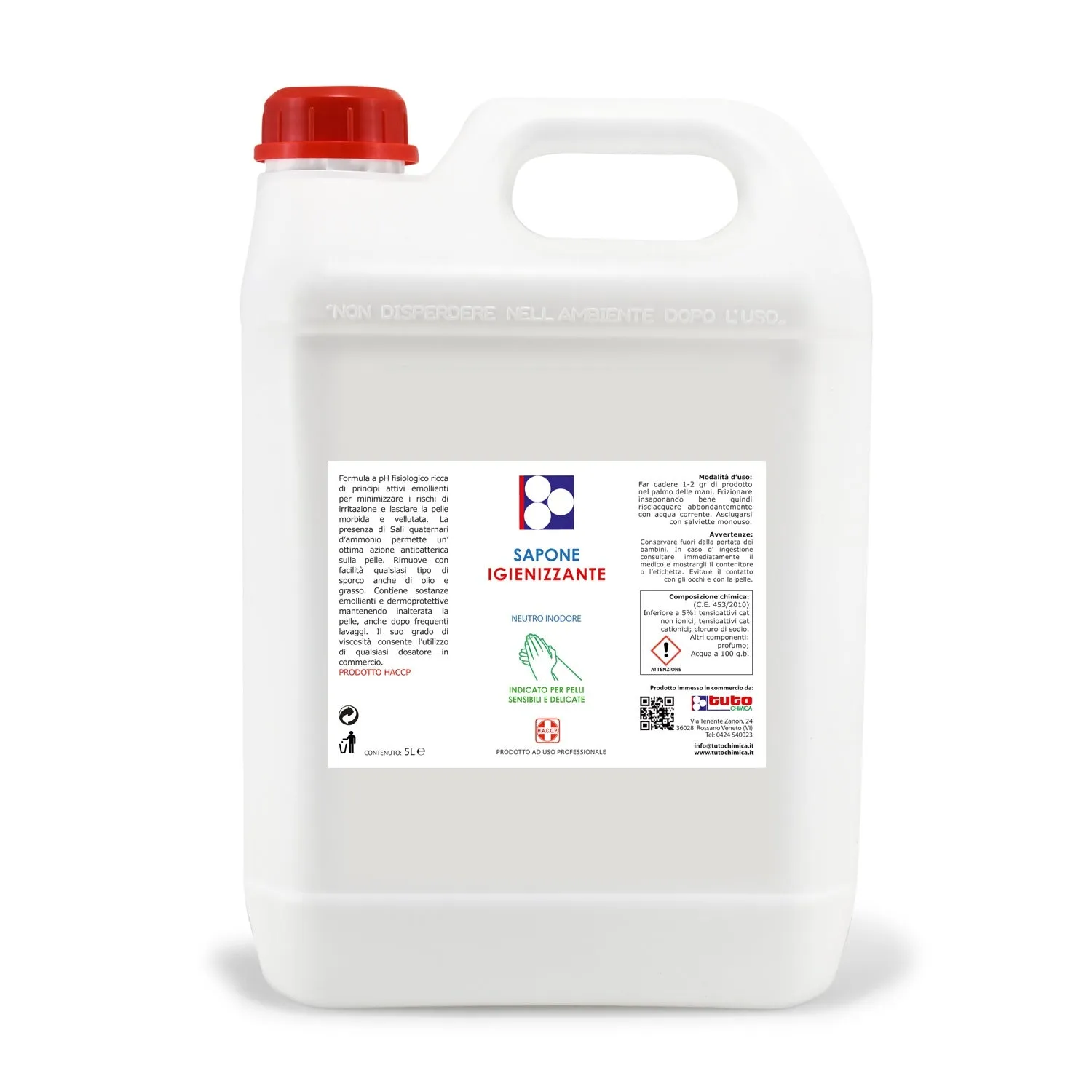 Tuto Chimica Sapone Igienizzante Mani Antibatterico 1 L