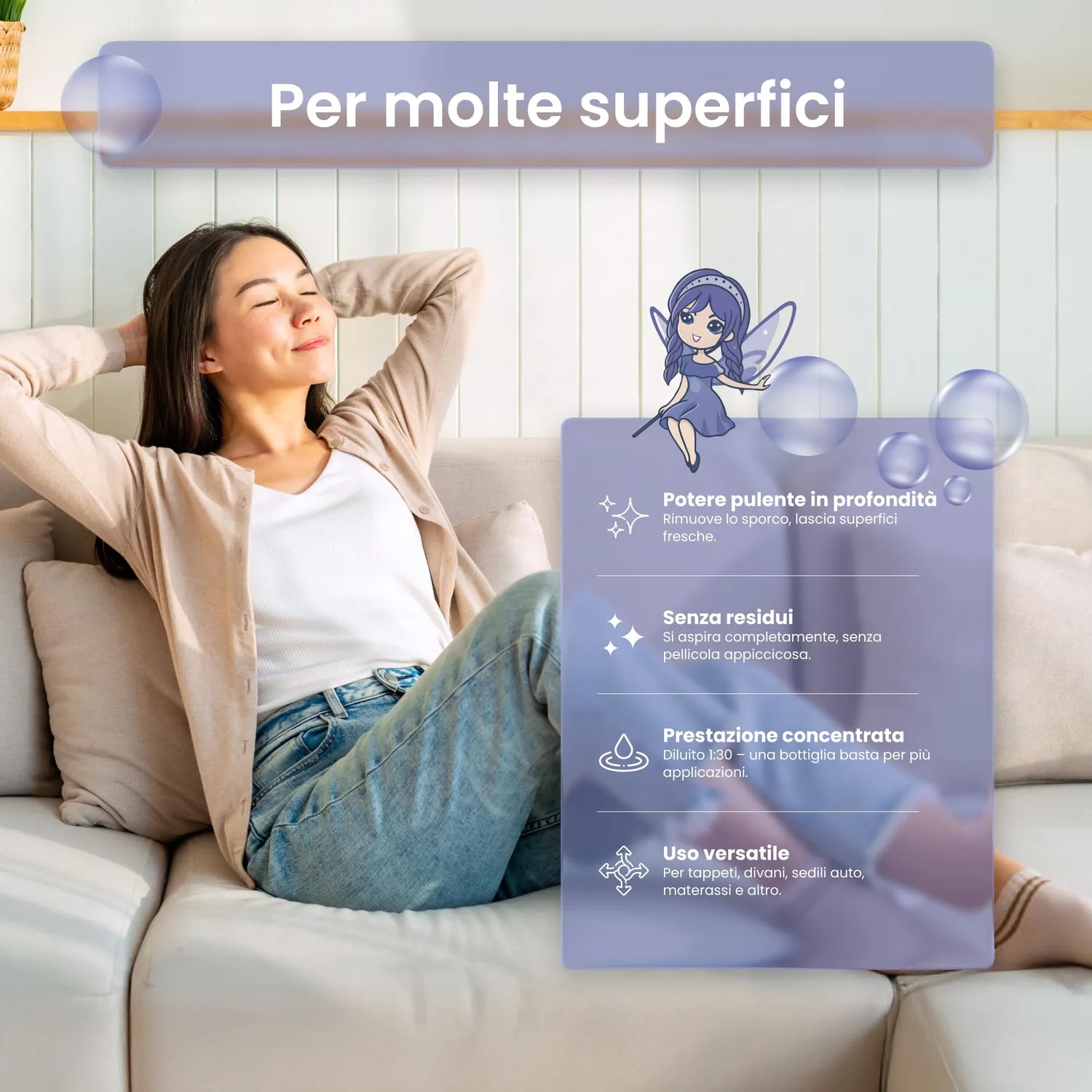 Shiny Detergente Tappeti Concentrato 750 ml Smacchiatore 1:30