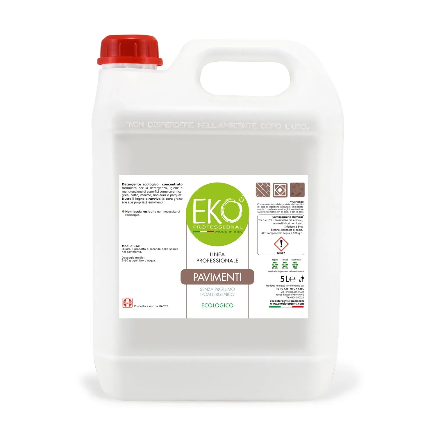 Tuto Chimica Eko Professional detergente pavimenti 1L ecologico