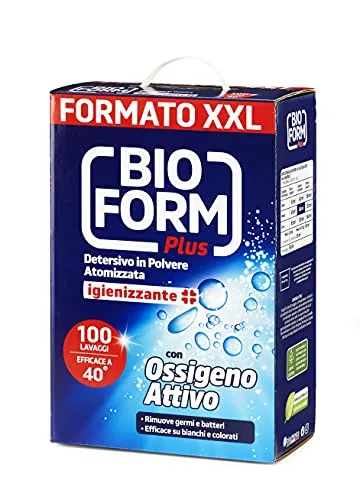 Bioform Plus Ossigeno Attivo detersivo bucato 100 lavaggi 5,5 kg