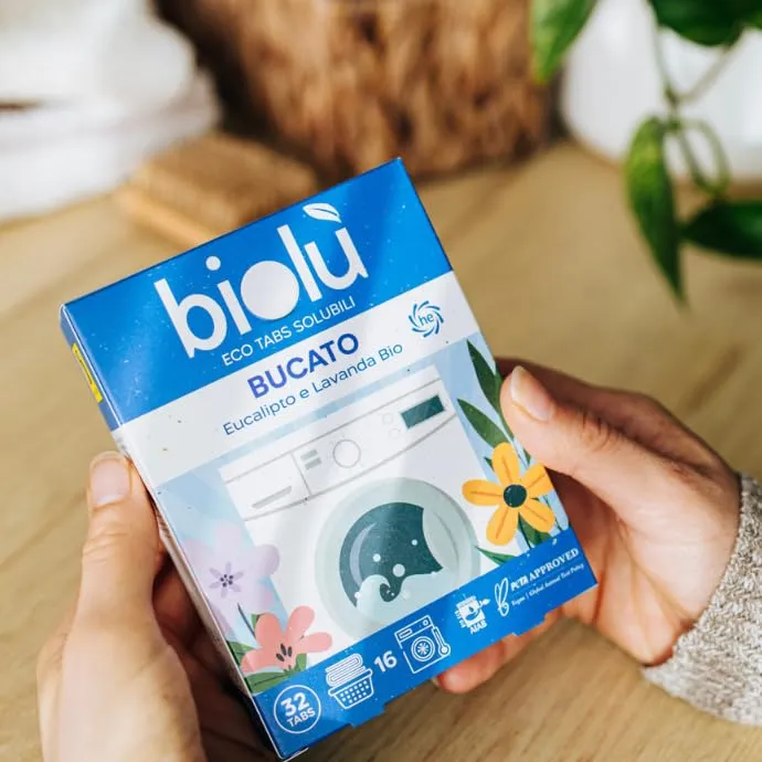Biolù Eco Tabs Bucato 32 Tabs lavanda eucalipto