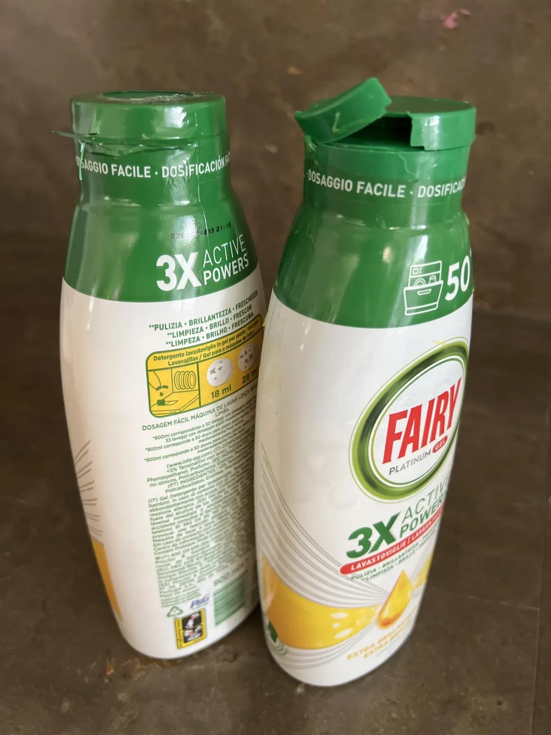 Fairy Platinum Gel lavastoviglie limone 900 ml