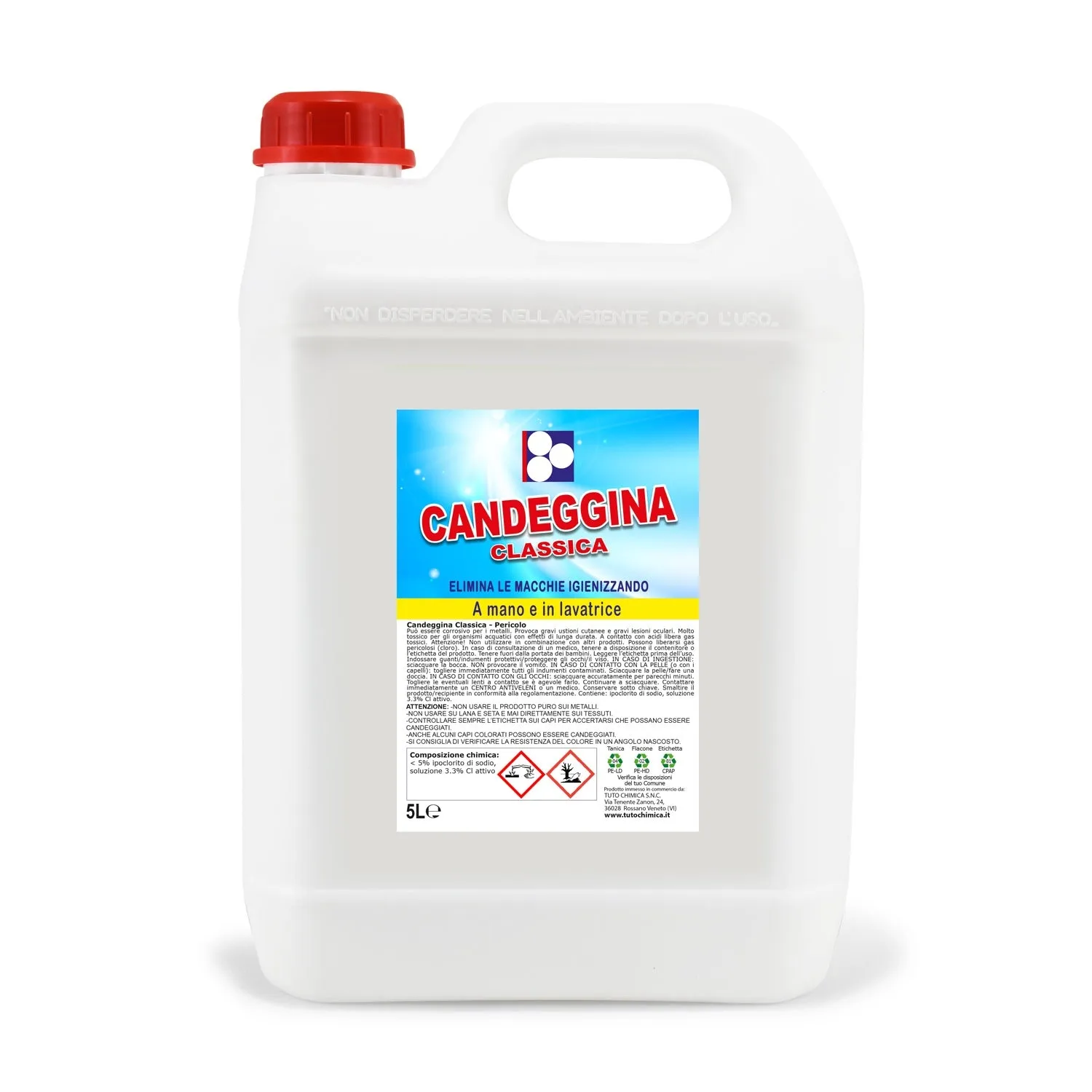 Tuto Chimica Candeggina Classica igienizzante 1L bucato