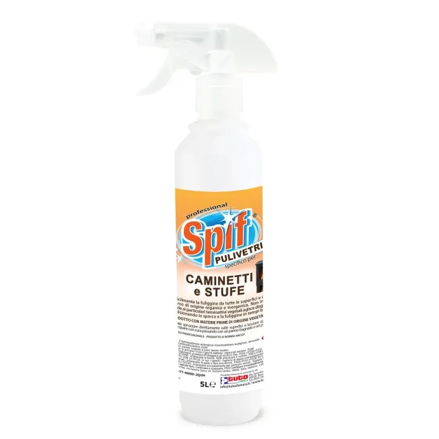 Tuto Chimica Spif Pulivetri e Caminetti detergente vetri 500 ml antifuliggine