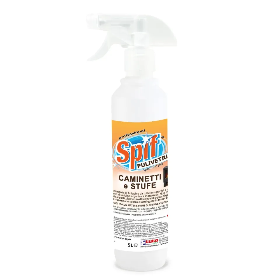 Tuto Chimica Spif Pulivetri e Caminetti detergente vetri 500 ml antifuliggine