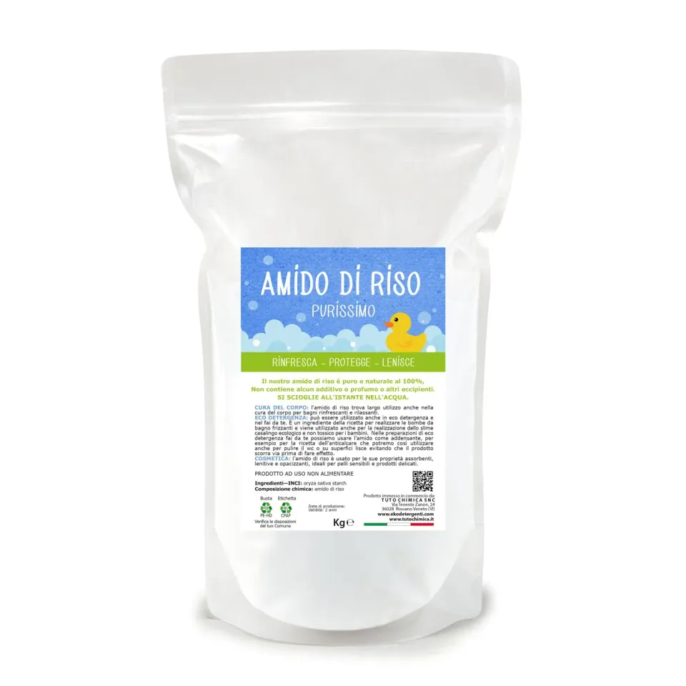 Tuto Chimica amido di riso puro 500 g delicato