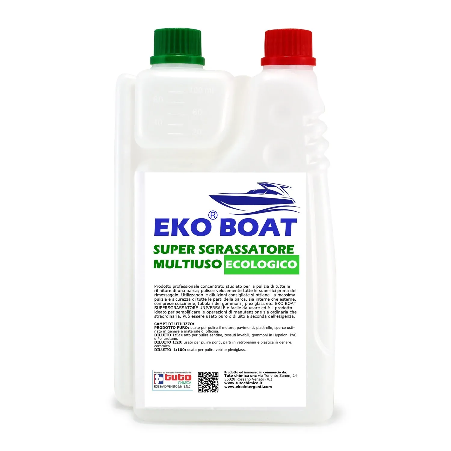 Tuto Chimica Eko Boat sgrassatore barche 1,1 Kg marino