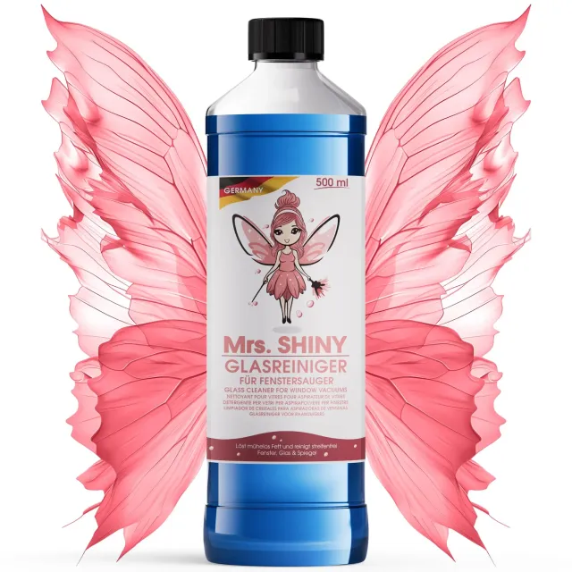 Mrs. Shiny Detergente Vetri Spray 500ml per Aspiravetro