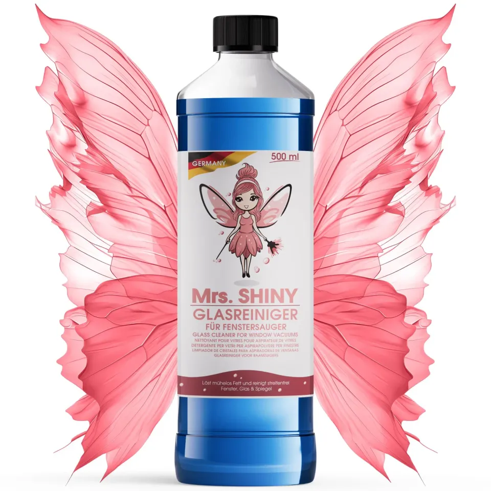 Mrs. Shiny Detergente Vetri Spray 500ml per Aspiravetro