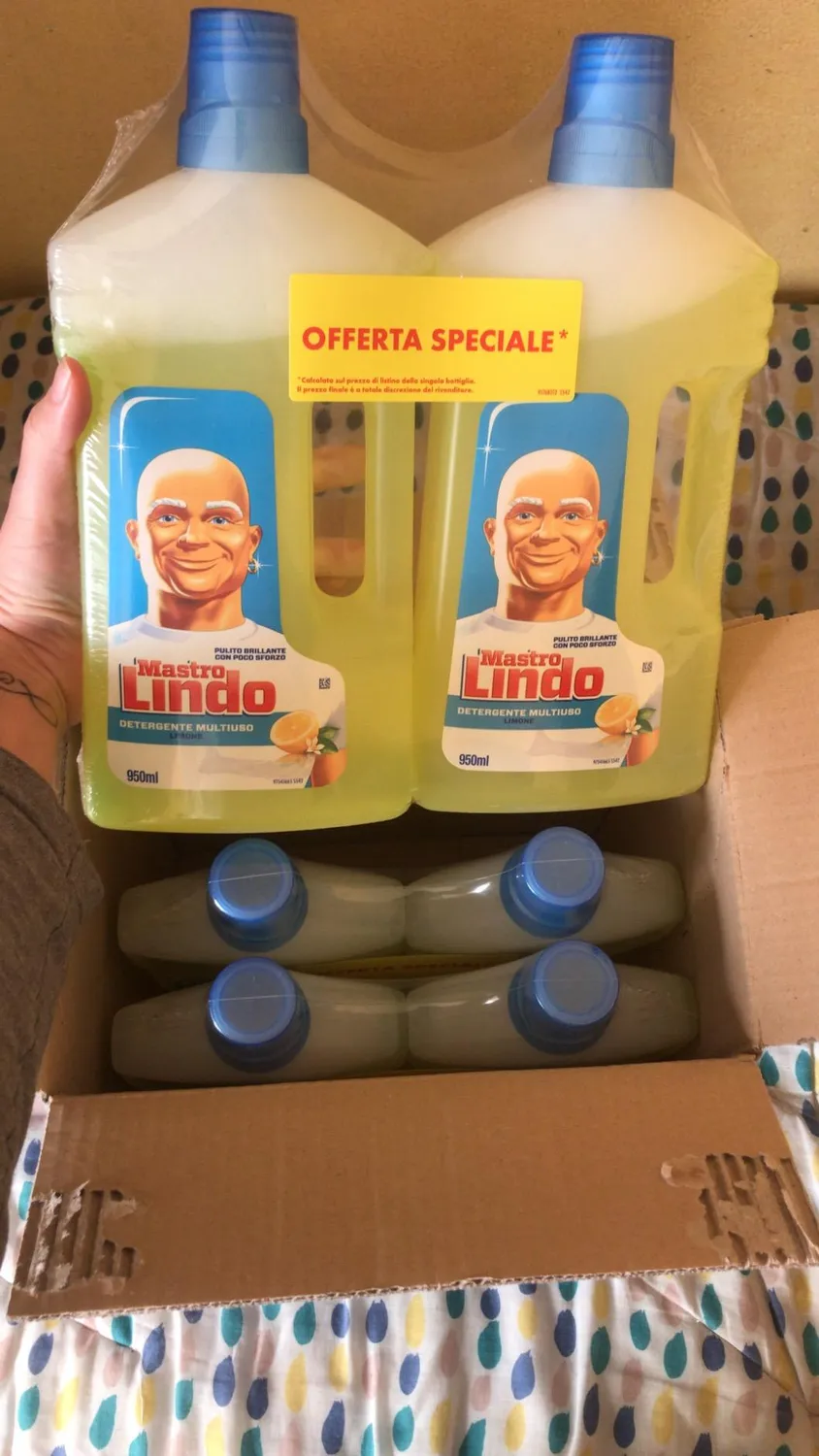 Mastro Lindo Limone detersivo pavimenti 6x950 ml multisuperficie