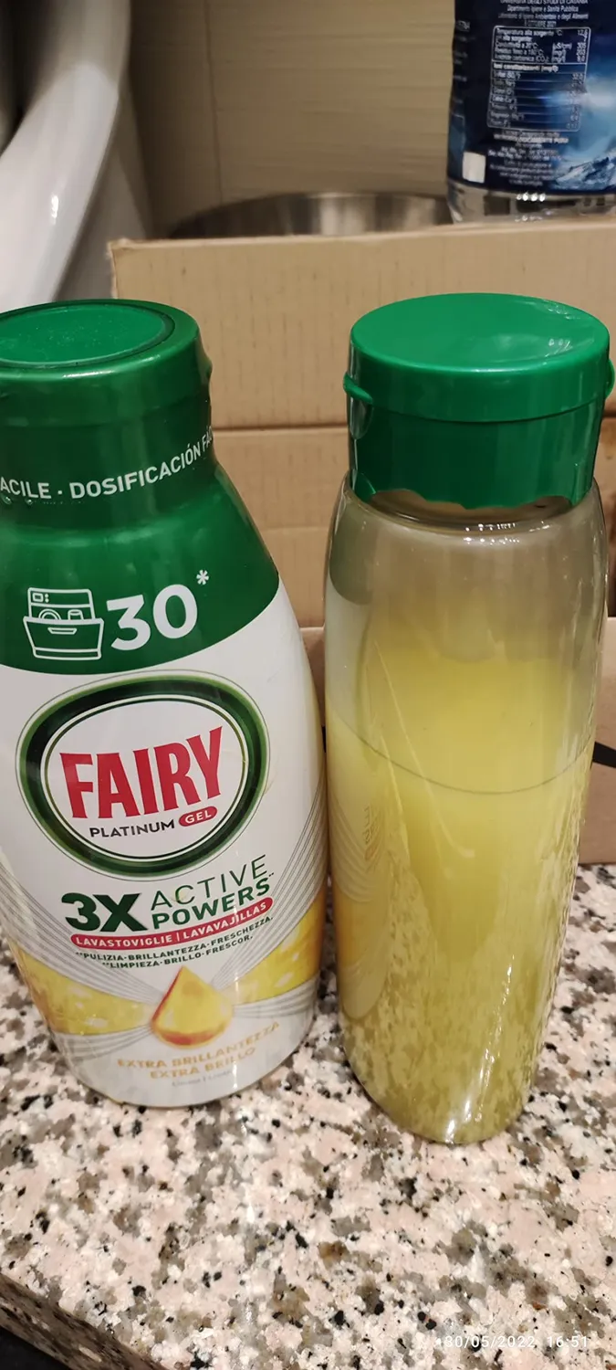 Fairy Platinum Gel lavastoviglie 384 lavaggi limone