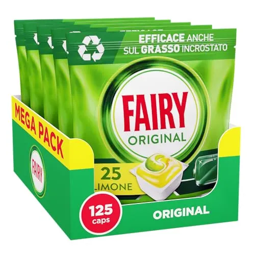 Fairy Original pastiglie lavastoviglie 125pz limone