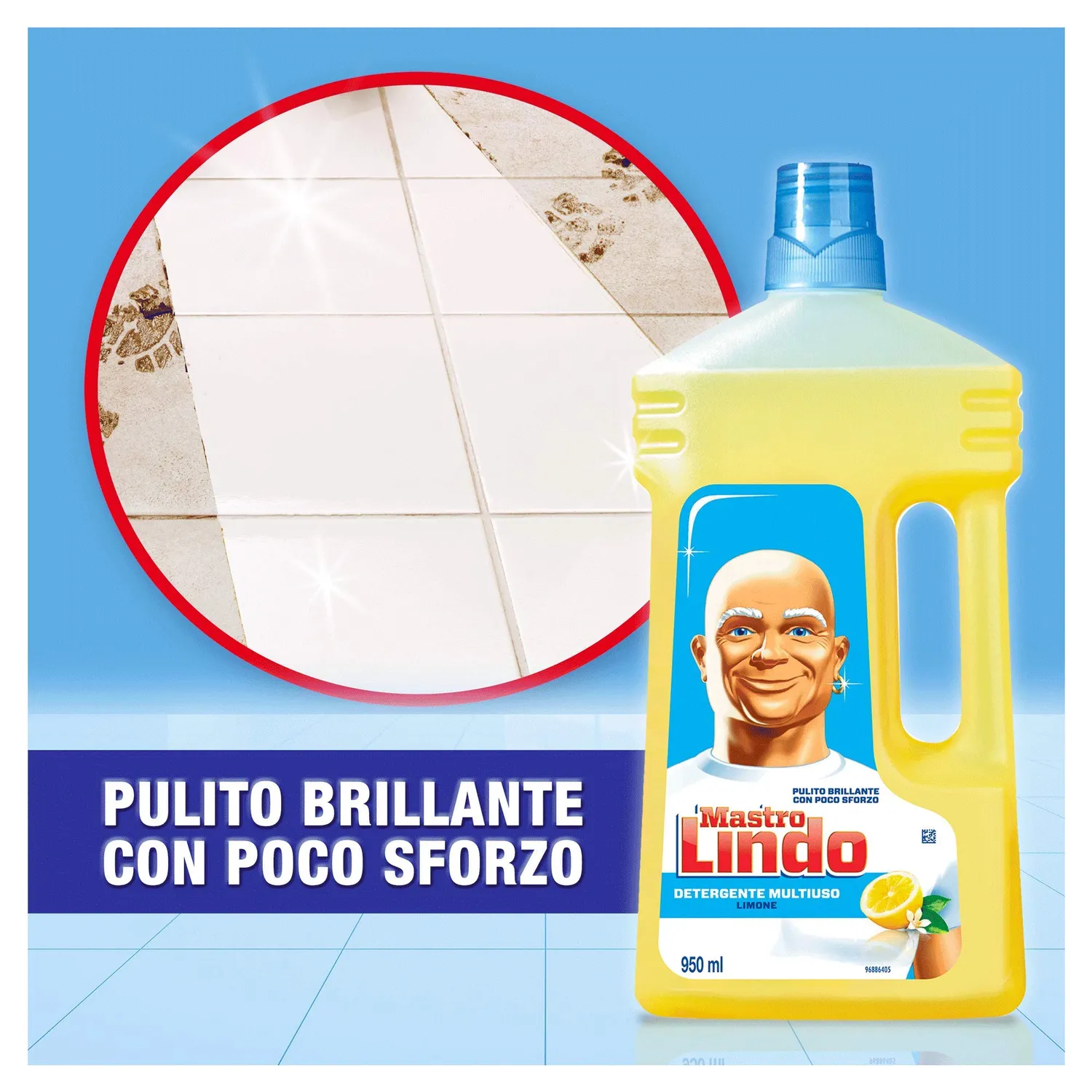 Mastro Lindo Limone detersivo pavimenti 6x950 ml multisuperficie