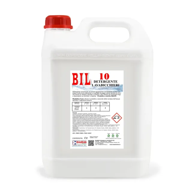 Tuto Chimica Bil 10 detergente lavabicchieri 5 kg anti-aloni